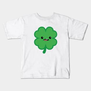 Funny lucky clover Kids T-Shirt